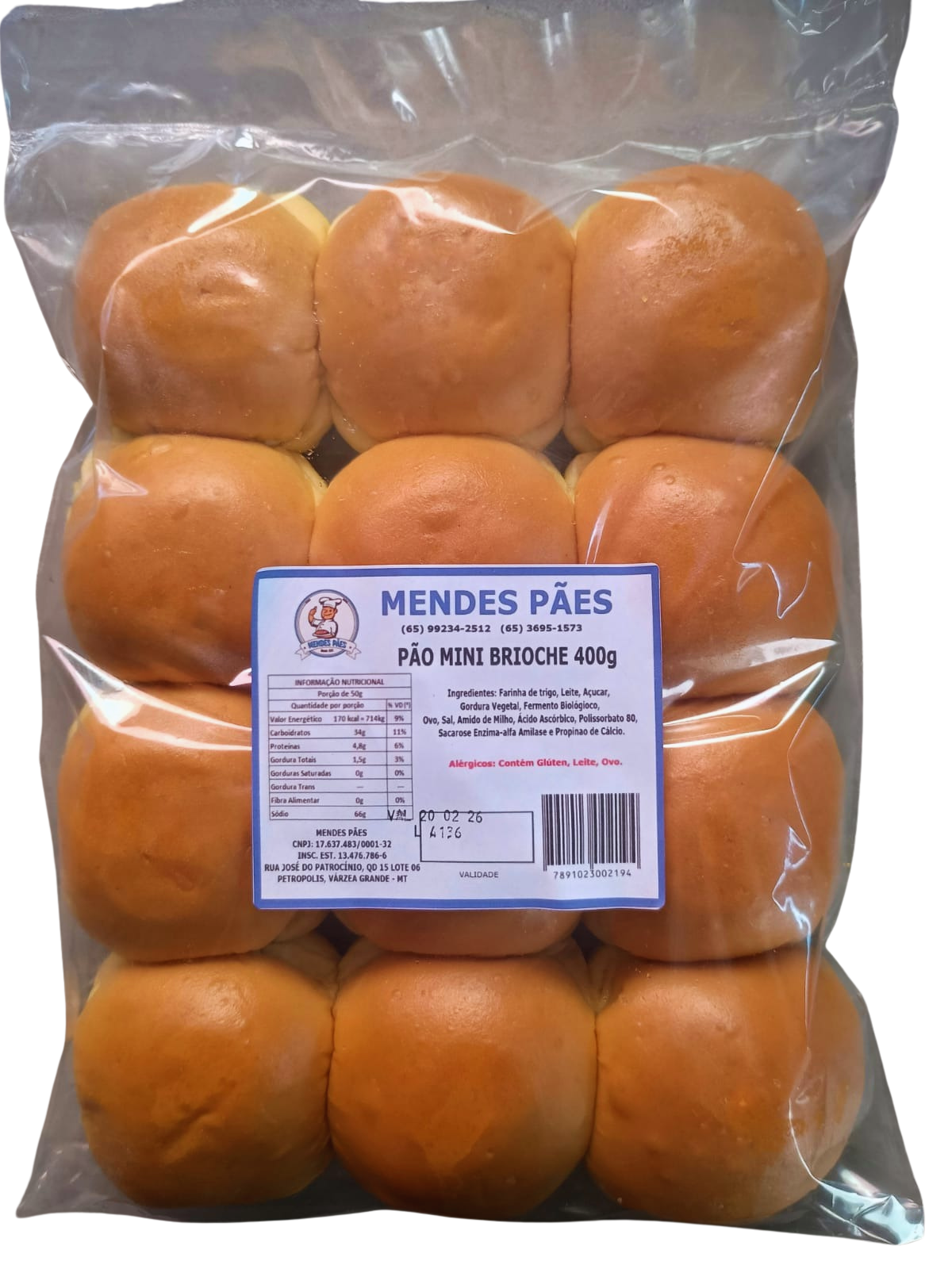 PAO MINI BRIOCHE 400g